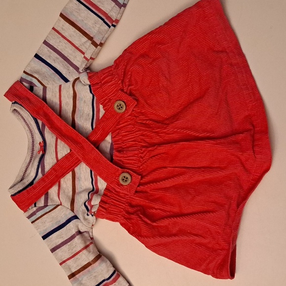"3 months" NWOT baby girl overall outfit πΆπ - Picture 3 of 6